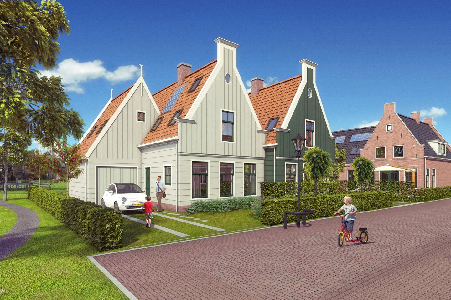 Halfvrijstaande woning( Bouwnummer 13 & 14) VERKOCHT